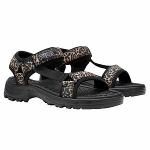 fila sandals womens black